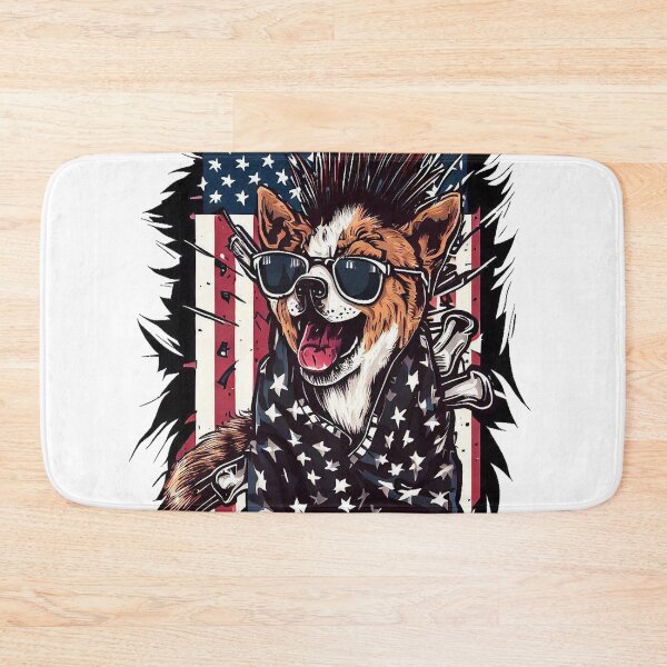 Item preview, 4th of July Funny Dog Anar-barkist designed and sold by ChromaArtistic.