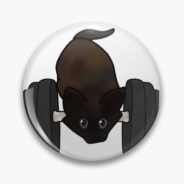 Artikelvorschau, Kitten Lifting Weights Illustration entworfen und verkauft von doodledont.