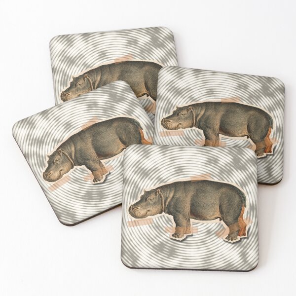 Item preview, Hippopotamus with tape designed and sold by Kathadora.