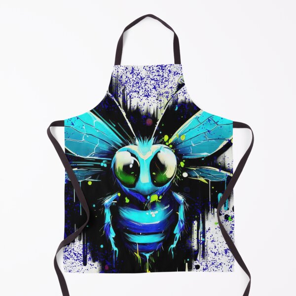 Item preview, Beautiful Blue Bee - Street Art  designed and sold by Studio-g.