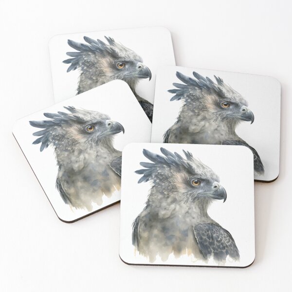 Item preview, Harpy Eagle Portrait | Wildlife Watercolour Portrait designed and sold by Adios65.