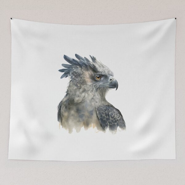 Item preview, Harpy Eagle Portrait | Wildlife Watercolour Portrait designed and sold by Adios65.