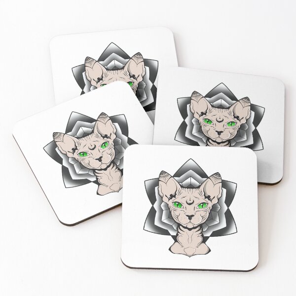 Item preview, Sphynx cat mandala designed and sold by AmarasArt.
