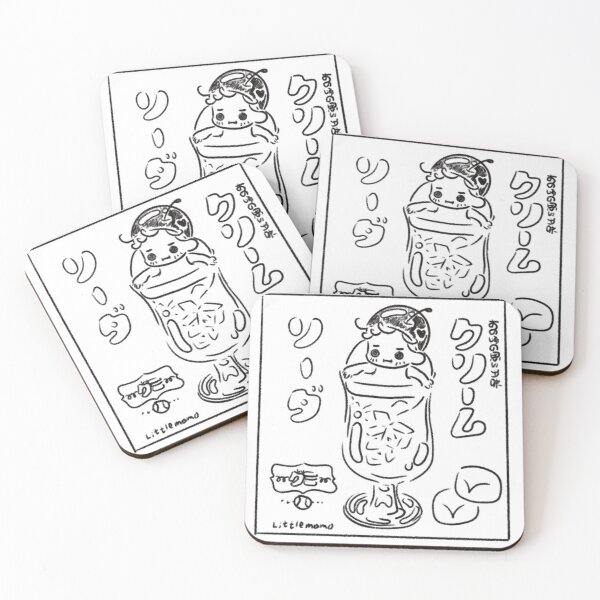 Item preview, Japanese soda crwam (line draft) / 日本忌廉梳打（線稿）-littlemomo  designed and sold by bluelylam.