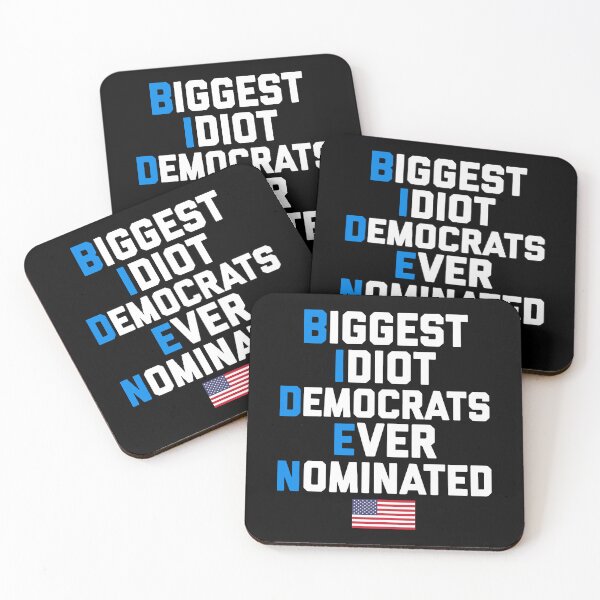 Item preview, Biden Acronym Biggest Idiot Democrats Ever Nominated Funny designed and sold by Janewarka  ⭐⭐⭐⭐⭐.