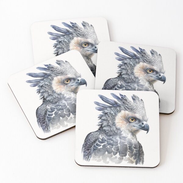 Item preview, Beautiful Harpy Eagle Portrait | Wildlife Watercolour Portrait designed and sold by Adios65.