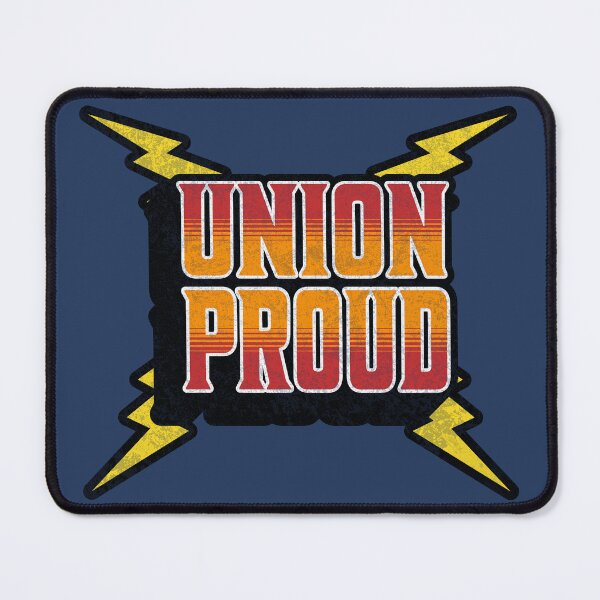 Item preview, Union Proud | Pro Union | Hard Hat | Union Sticker designed and sold by Wavecrest Wearables.