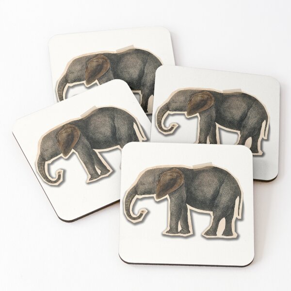 Item preview, Elephant with tape II designed and sold by Kathadora.