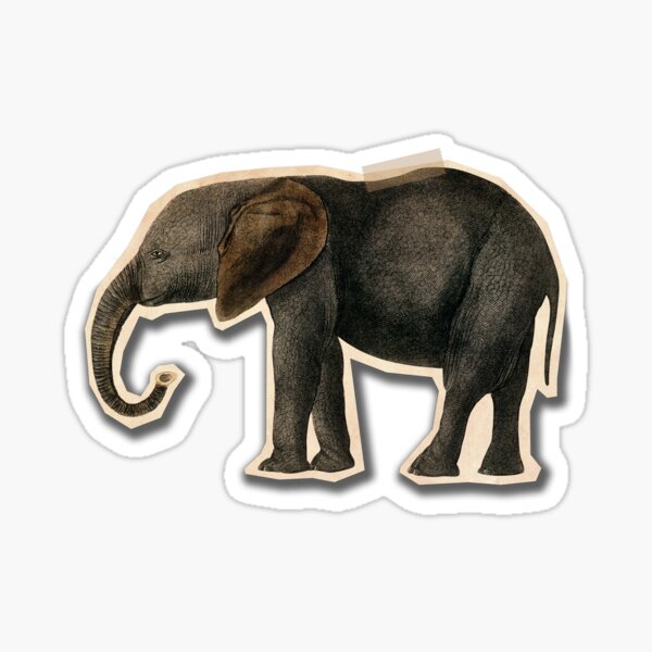 Item preview, Elephant with tape II designed and sold by Kathadora.
