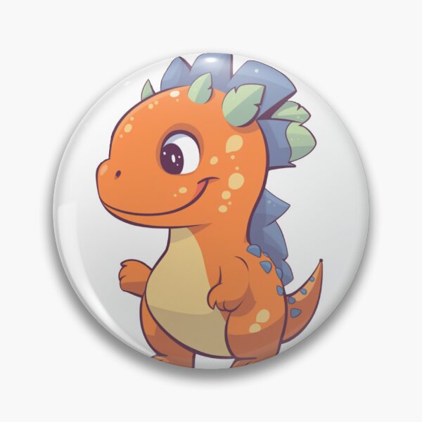 Item preview, Spike the Smiling Dino: A Cheerful, Whimsical Dinosaur Adventure designed and sold by ZDP-ART.
