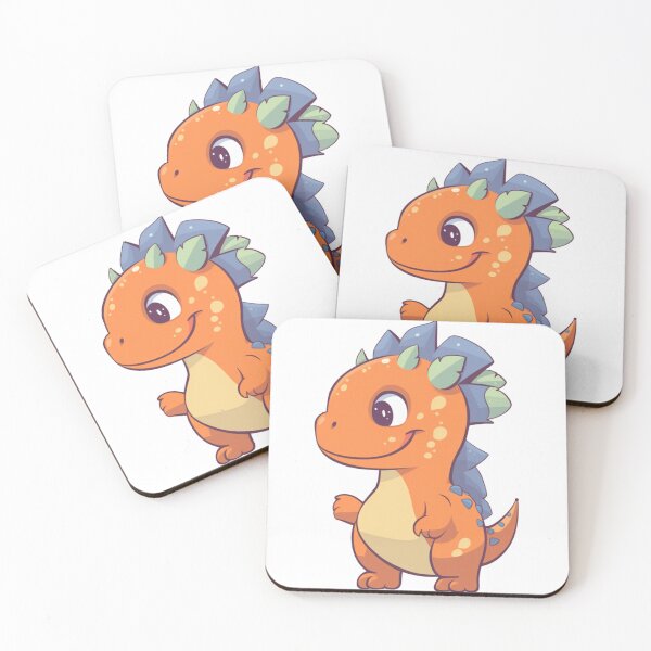 Item preview, Spike the Smiling Dino: A Cheerful, Whimsical Dinosaur Adventure designed and sold by ZDP-ART.