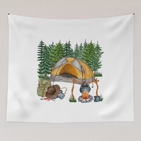 Item preview, Camping, Hiking, Nature and Outdoors Lovers designed and sold by silviaol.