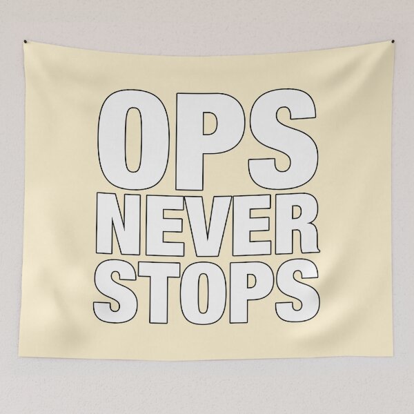 Item preview, Ops never stops designed and sold by suranyami.