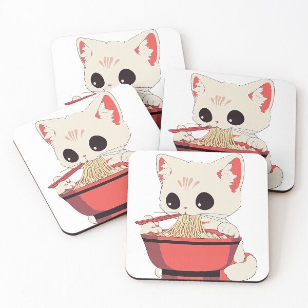 Item preview, Purrfect Noodle Partner: This Cat Loves His Cup of Noodles! designed and sold by urbannft.