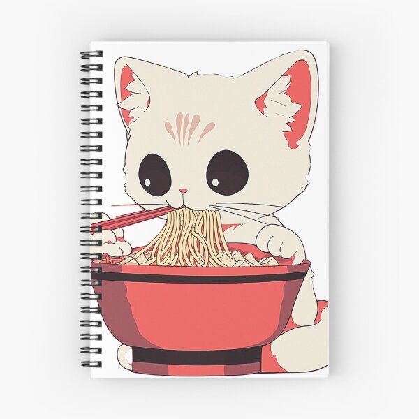 Item preview, Purrfect Noodle Partner: This Cat Loves His Cup of Noodles! designed and sold by urbannft.