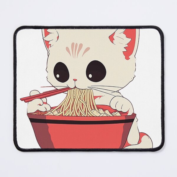 Item preview, Purrfect Noodle Partner: This Cat Loves His Cup of Noodles! designed and sold by urbannft.