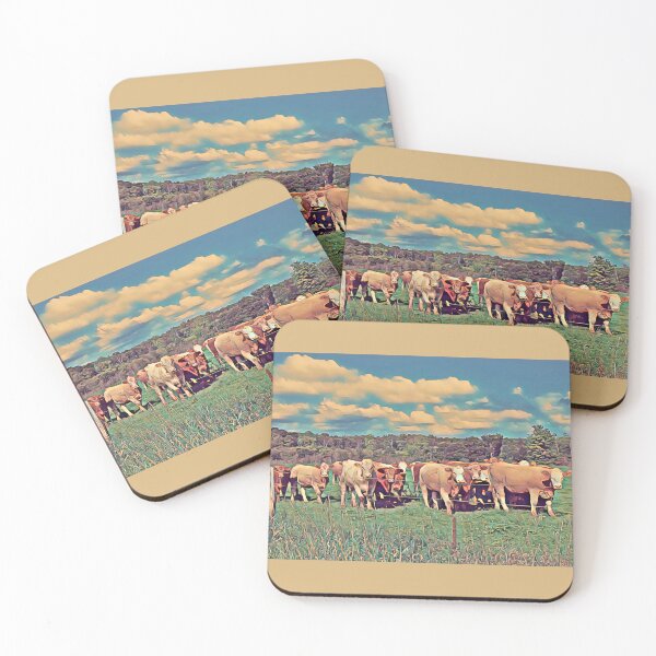 Item preview, Colourful Cows No.1 designed and sold by MaryLinH.