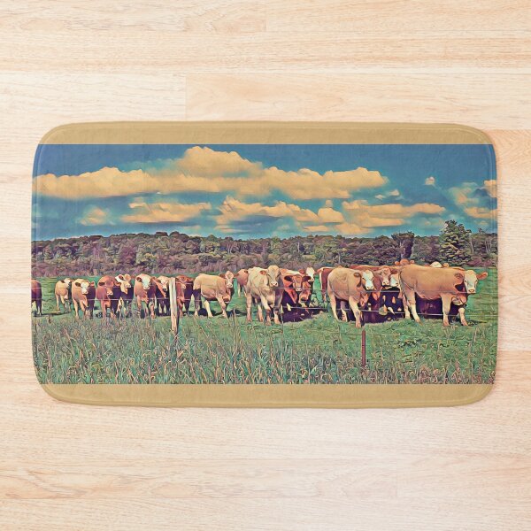 Item preview, Colourful Cows No.1 designed and sold by MaryLinH.