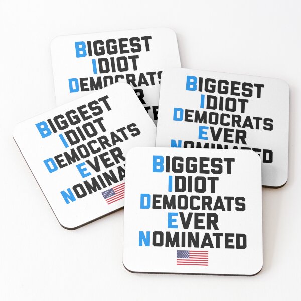 Item preview, Biden Acronym Biggest Idiot Democrats Ever Nominated Funny designed and sold by Janewarka  ⭐⭐⭐⭐⭐.