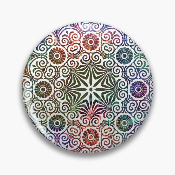 Artikelvorschau, Mehrfarbige Mandala-heilige Fraktal-Geometrie-Kunst-gute Stimmung entworfen und verkauft von ittybittyowl.