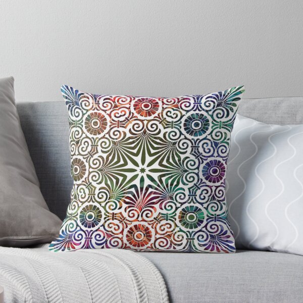Item preview, Multicolor Mandala Sacred Fractal Geometry Art Good Vibe designed and sold by ittybittyowl.