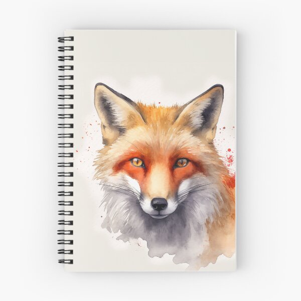 Item preview, Beautiful Red Fox Portrait | Wildlife Watercolour Portrait designed and sold by Adios65.