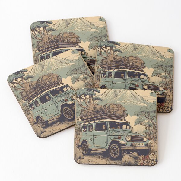 Item preview, Classic Toyota Land Cruiser FJ-40 designed and sold by StickeryPickery.