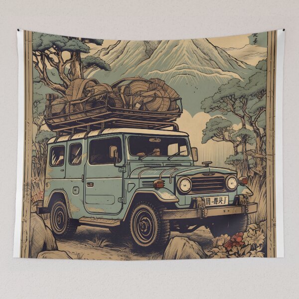 Item preview, Classic Toyota Land Cruiser FJ-40 designed and sold by StickeryPickery.