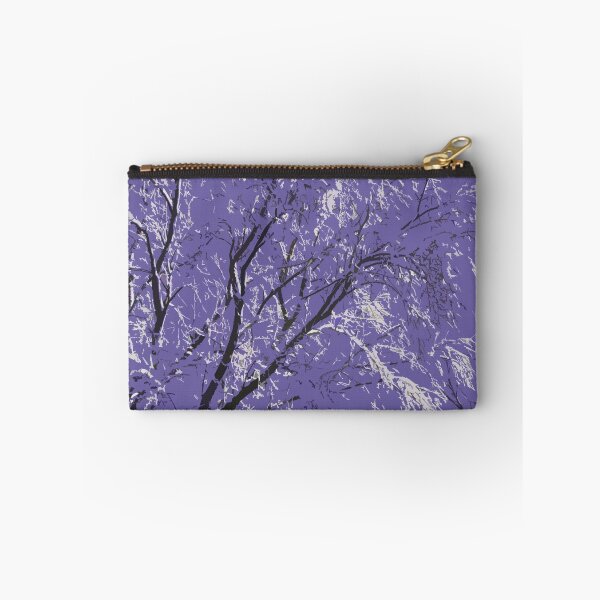 Item preview, Snow Covered Trees Purple Abstract designed and sold by adriturner.