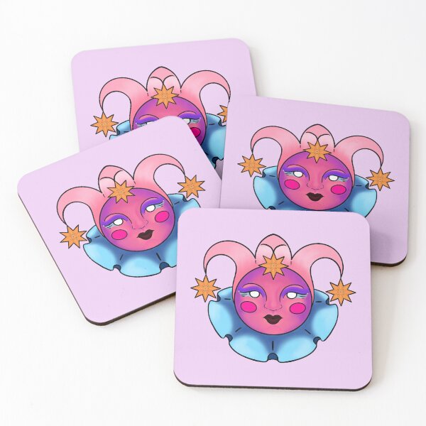 Item preview, pastel clown designed and sold by LittleFinds.