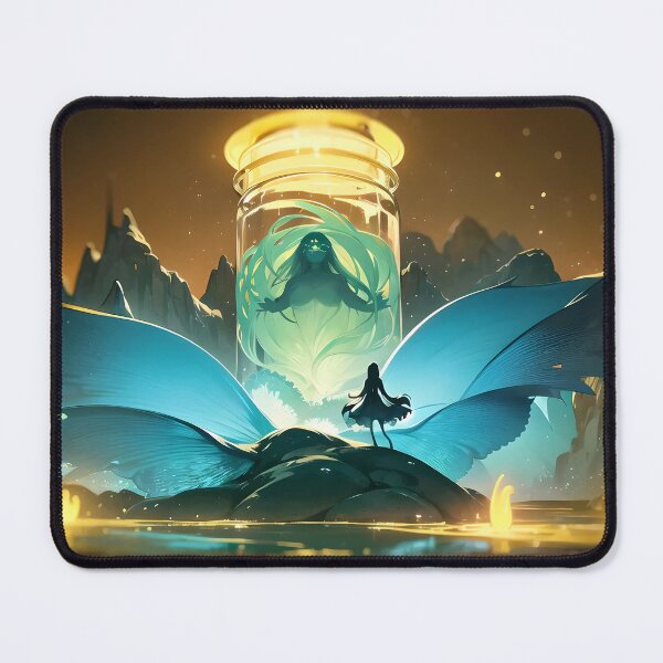 Item preview, Luminous Depths: Underwater Goddess designed and sold by RUSTEMATOR.