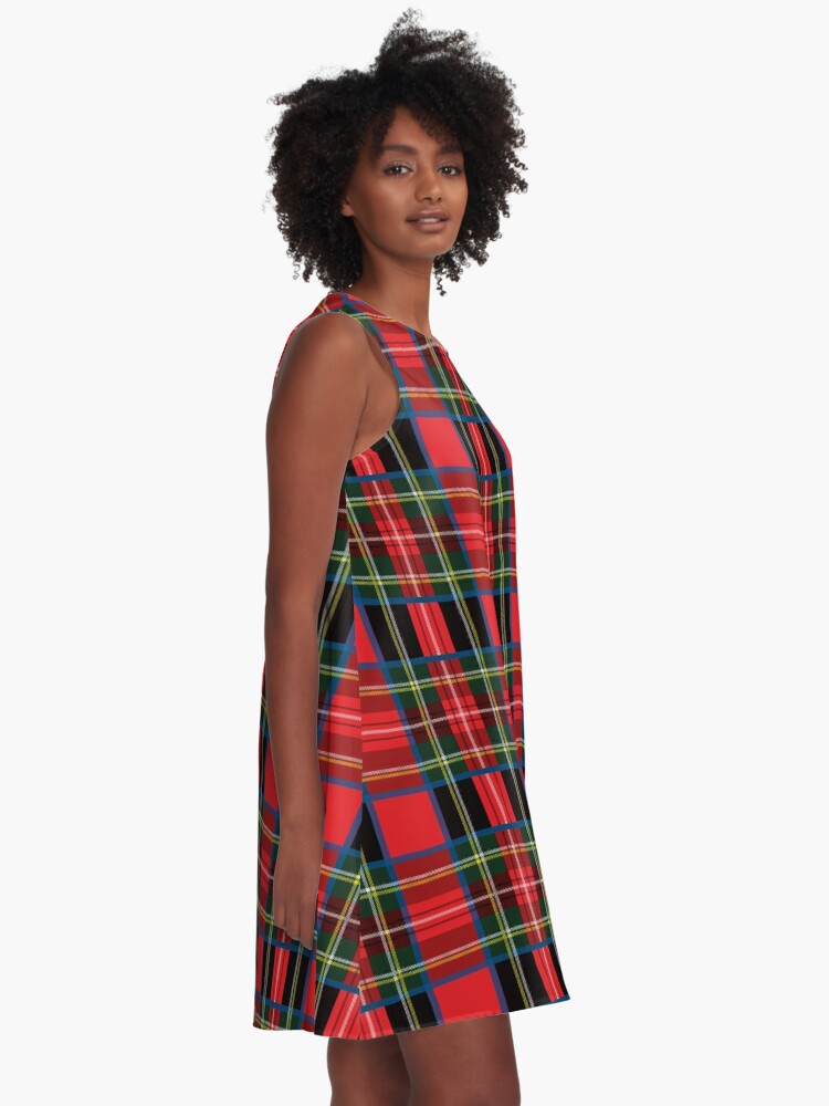 Maasai Shuka Inspired A-Line Dress for Sale by exotikcocotte