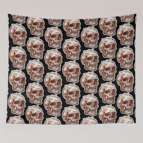 Item preview, hello cold world, red skull drawing designed and sold by ASTRALEXIA.