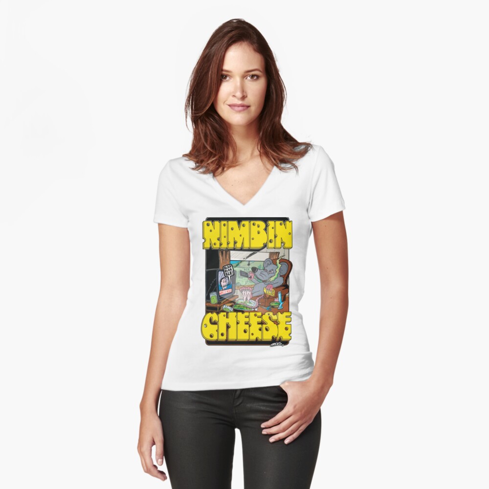 Item preview, Fitted V-Neck T-Shirt designed and sold by DeanOfGreen.