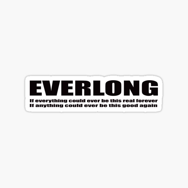 Everlong Foo Fighters Heart Song Lyric Music Wall Art Print - Song Lyric  Designs