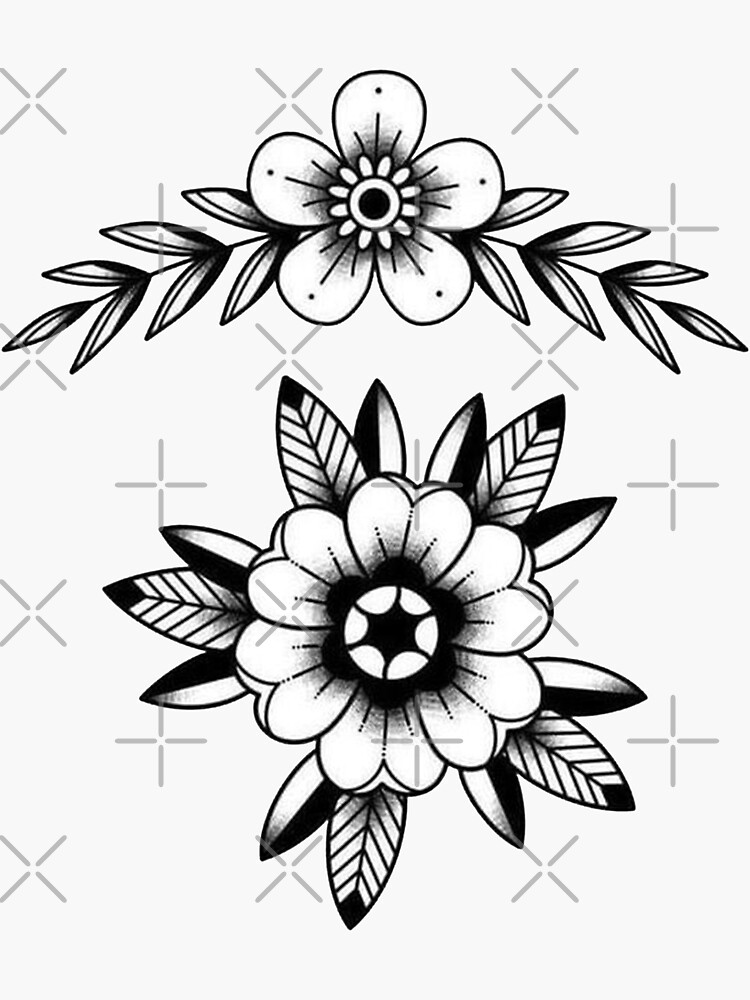 hand drawn skull flowers doodle illustration for tattoo stickers poster etc  7642535 Vector Art at Vecteezy