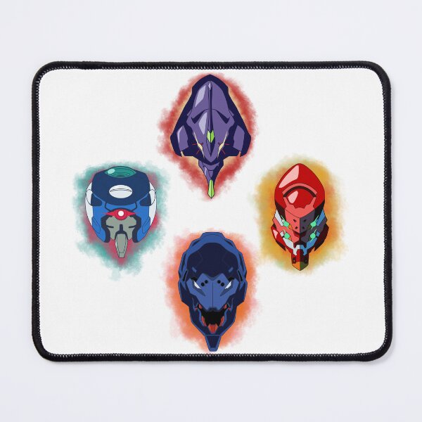 Item preview, All Painted Evangelion Heads ~ Units 01-04 ~ Neon Genesis Evangelion Design designed and sold by TimberW0lf Studios.