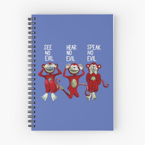 Item preview, Three wise monkeys see hear speak no evil designed and sold by khadijlloyd.