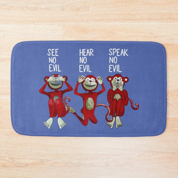 Item preview, Three wise monkeys see hear speak no evil designed and sold by khadijlloyd.