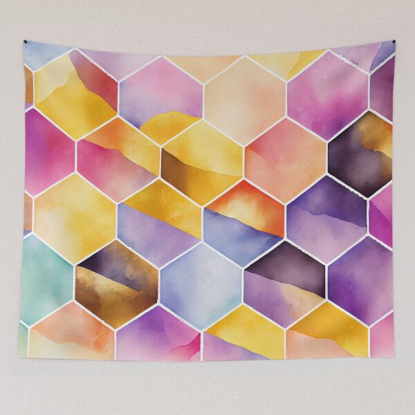 Item preview, Hexagon Honeycomb Pattern designed and sold by Gypsykiss.