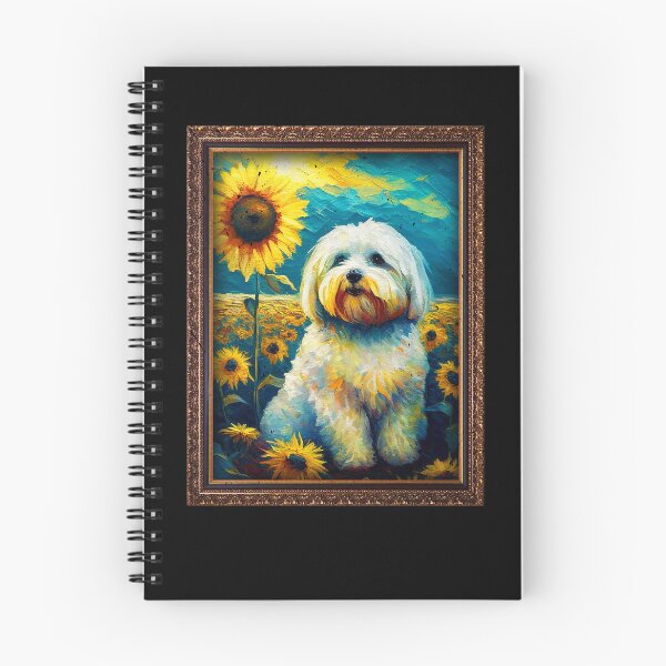 Item preview, Shichon Sunflower Painting Adorable Dog designed and sold by rafaeltto.