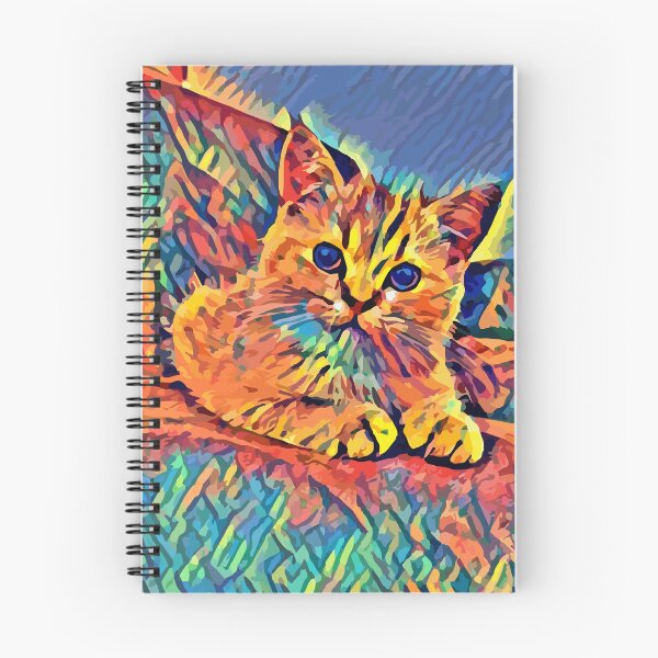 Item preview, Bright Colorful Tabby Kitten VRS2 designed and sold by vivendulies.