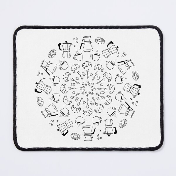Item preview, Black Coffee Mandala designed and sold by Cornelia Ott.