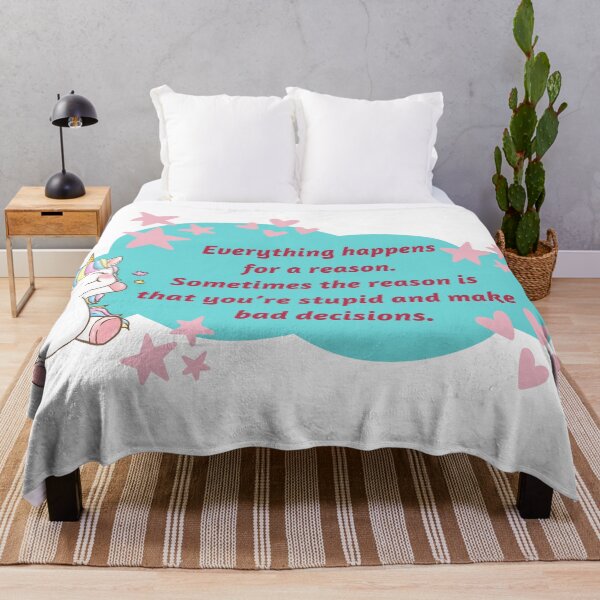Item preview, Everything Happens for a Reason Unicorn Cloud designed and sold by Neitherworld-BJ.