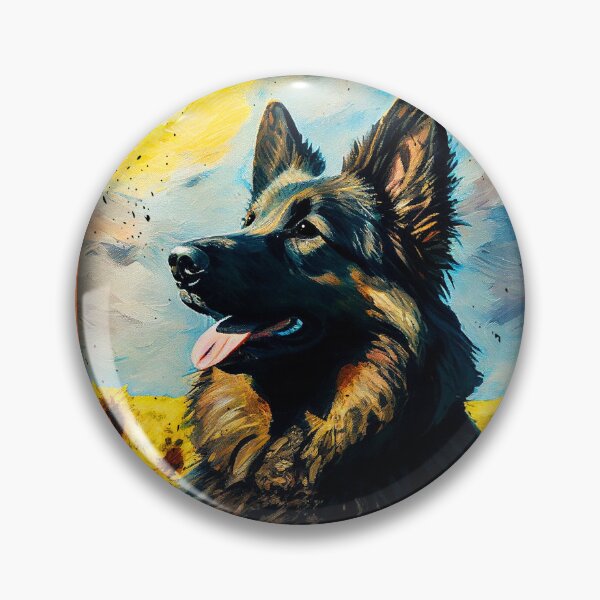 Item preview, Shiloh Shepherd Sunflower Painting Adorable Dog designed and sold by rafaeltto.