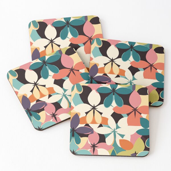 Item preview, Vibrant Floral Patterns Inspired by Mary Quant designed and sold by TopArtsy.