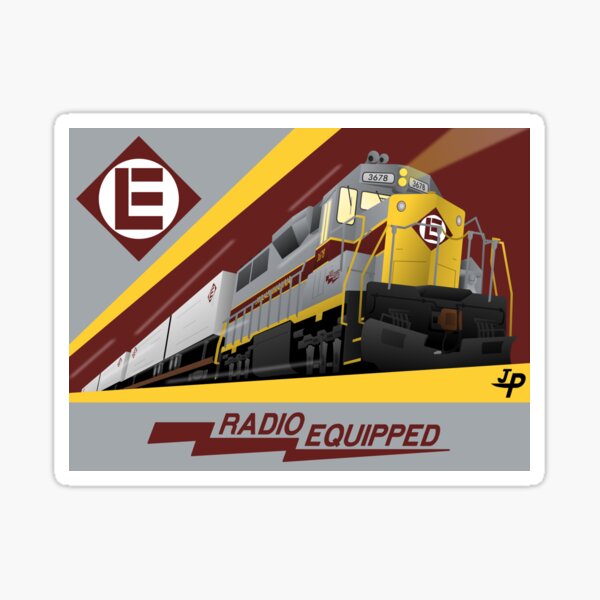 Item preview, Erie Lackawanna designed and sold by Jake's Retro Rails.