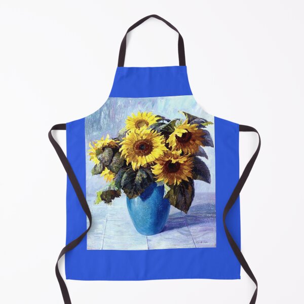 Item preview, Sunflowers in a glass vase by Robert Panitzesch designed and sold by mturns57.