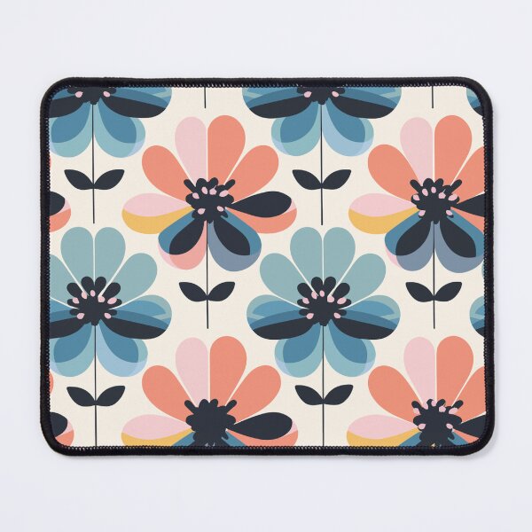 Item preview, Groovy Colorful Flowers in Mary Quant Style designed and sold by TopArtsy.