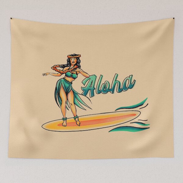 Item preview, Aloha Hula Girl designed and sold by Kate Aveling.